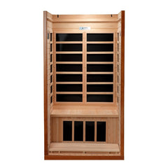 Dynamic Saunas "Barcelona" ELITE 1-2-person Ultra Low EMF Far Infrared Sauna - Select Saunas