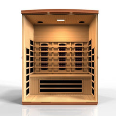 Dynamic Saunas "Lugano" 3-Person Full Spectrum FAR Infrared Sauna - Select Saunas