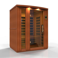 Dynamic Saunas "Lugano" 3-Person Low EMF FAR Infrared Sauna - Select Saunas