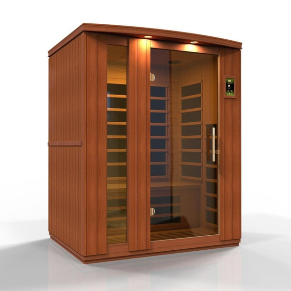 Dynamic Saunas "Lugano" 3Person Low EMF FAR Infrared Sauna Select Saunas