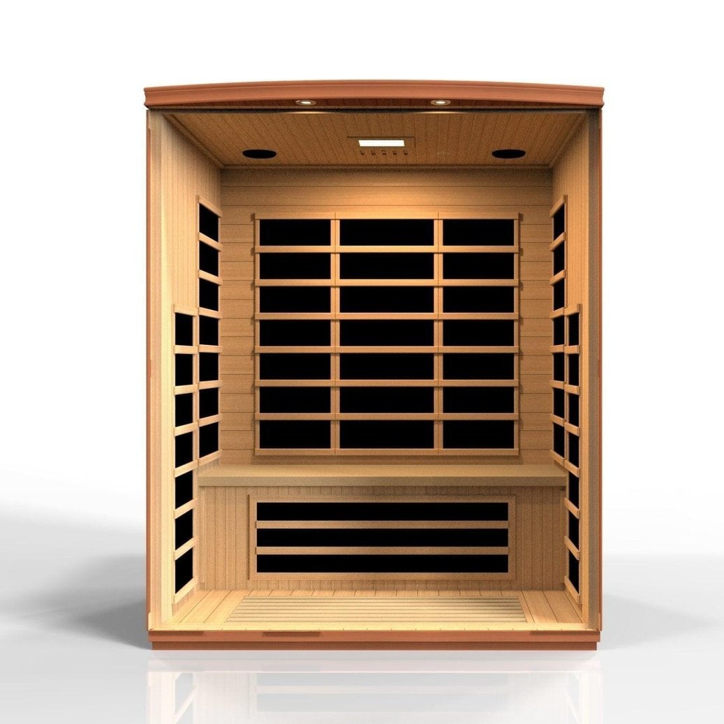 Dynamic Saunas "Lugano" 3-Person Low EMF FAR Infrared Sauna - Select Saunas