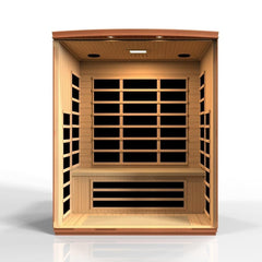 Dynamic Saunas "Lugano" 3-Person Low EMF FAR Infrared Sauna - Select Saunas
