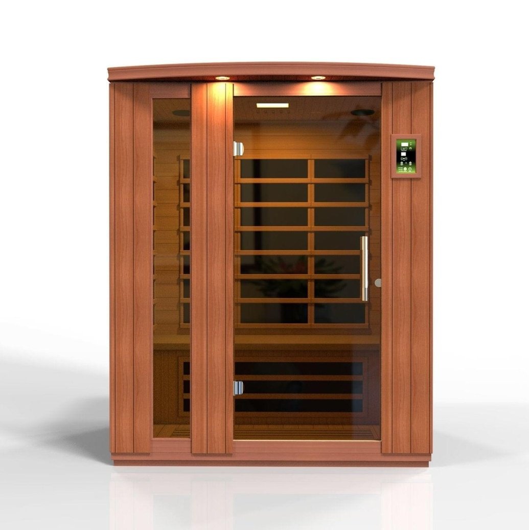 Dynamic Saunas "Lugano" 3-Person Low EMF FAR Infrared Sauna - Select Saunas