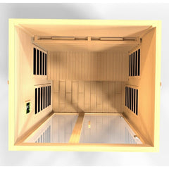 Dynamic Saunas "Santiago" 2-Person Full Spectrum FAR Infrared Sauna - Select Saunas