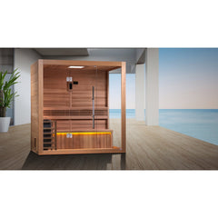 Golden Designs "Forssa" 3 Person Traditional Indoor Sauna GDI-7203-01 - Select Saunas