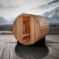 Golden Designs "St. Moritz" 2 Person Traditional Barrel Sauna GDI-B002-01 - Select Saunas