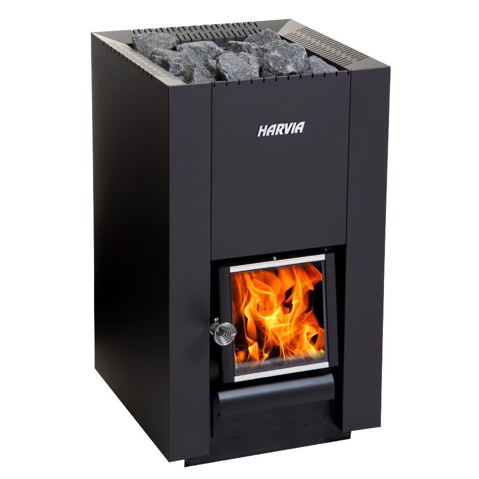 Harvia Linear 18 Compact Wood-Burning Sauna Stove - Select Saunas