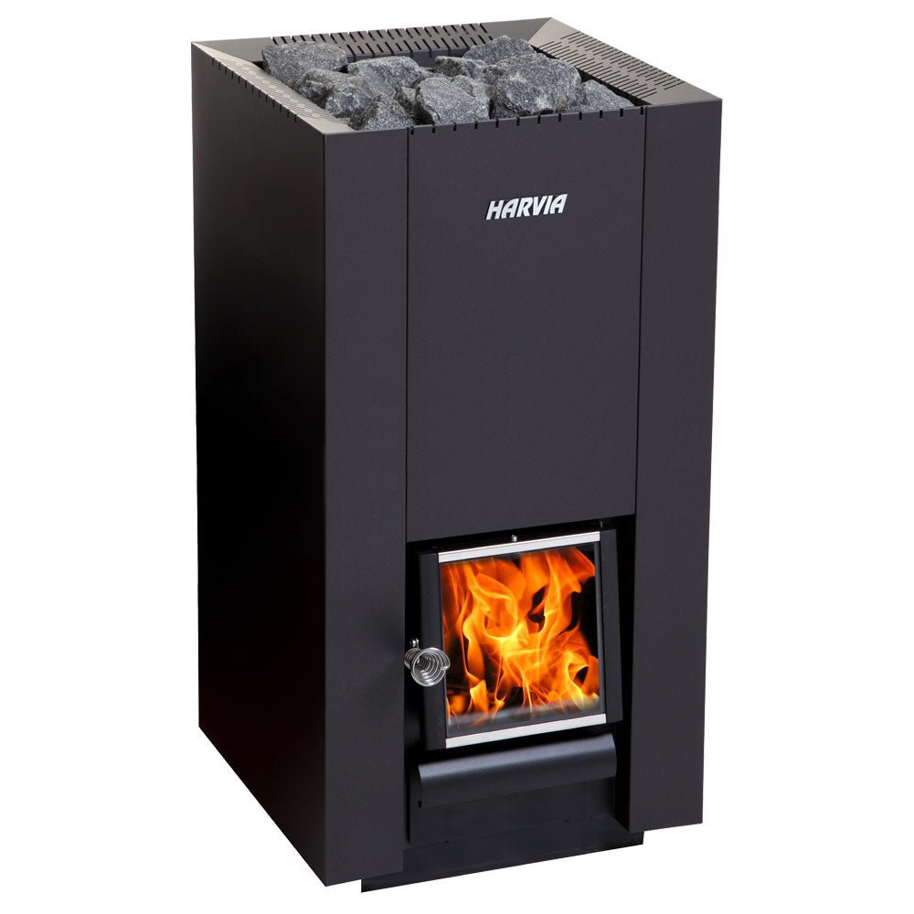 Harvia Linear 28 WK280C Wood-Burning Sauna Stove - Select Saunas