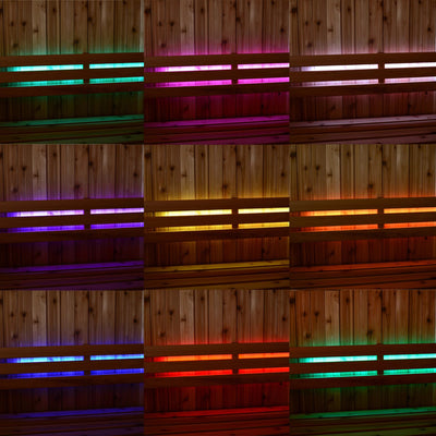 LED Mood Lighting - Select Saunas
