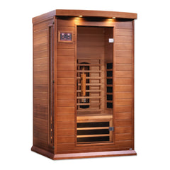 Maxxus 2-Person Full Spectrum Near Zero EMF FAR Infrared Sauna Canadian Red Cedar - Select Saunas