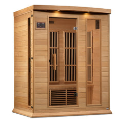 Maxxus 3-Person Near Zero EMF FAR Infrared Sauna Canadian Hemlock - Select Saunas