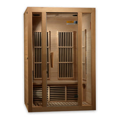 Maxxus Seattle 2-Person Low EMF FAR Infrared Sauna Canadian Hemlock - Select Saunas