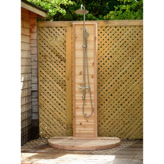 Rinse Tower Cedar Outdoor Shower - Select Saunas