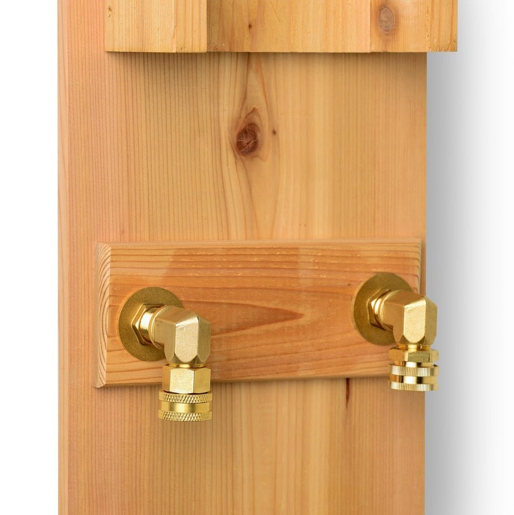 Rinse Wall Cedar Outdoor Shower - Select Saunas