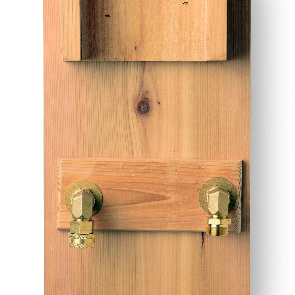 Rinse Wall Cedar Outdoor Shower - Select Saunas