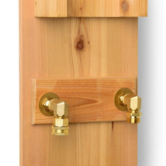 Rinse Wall Cedar Outdoor Shower - Select Saunas
