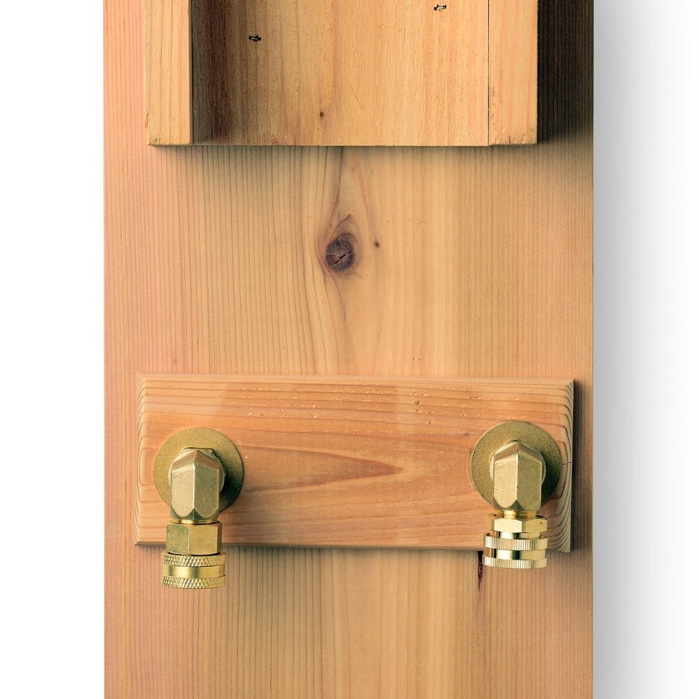 Rinse Wall Cedar Outdoor Shower - Select Saunas