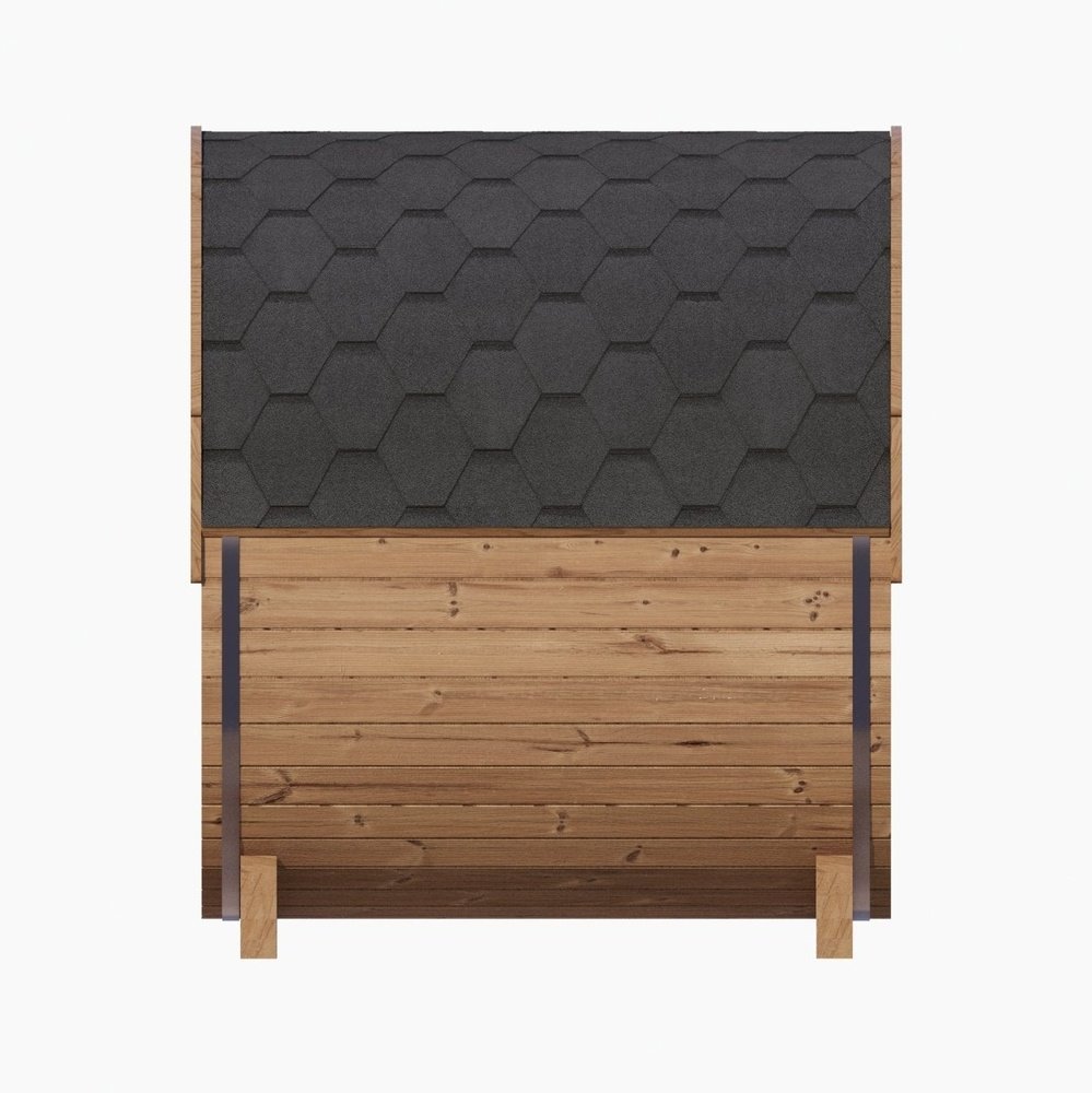 SaunaLife Model E6 Sauna Barrel - 3-Person - ERGO Series Sauna Barrel, 59"x81" - Ready to Ship! - Select Saunas