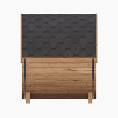 SaunaLife Model E6 Sauna Barrel - 3-Person - ERGO Series Sauna Barrel, 59"x81" - Ready to Ship! - Select Saunas
