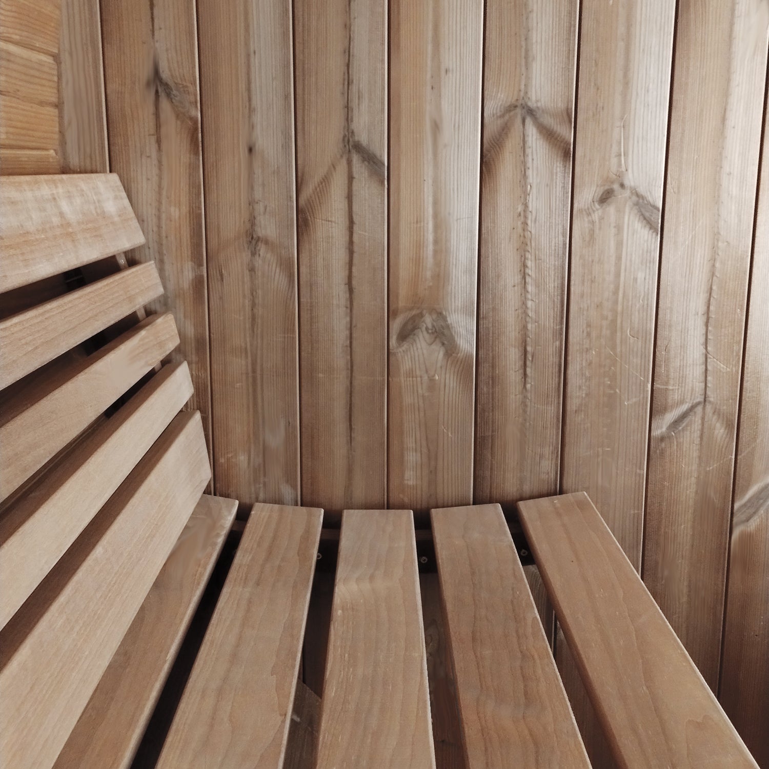 SaunaLife Model E6 Sauna Barrel - 3-Person - ERGO Series Sauna Barrel, 59"x81" - Ready to Ship! - Select Saunas