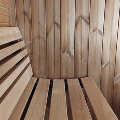 SaunaLife Model E6 Sauna Barrel - 3-Person - ERGO Series Sauna Barrel, 59"x81" - Ready to Ship! - Select Saunas