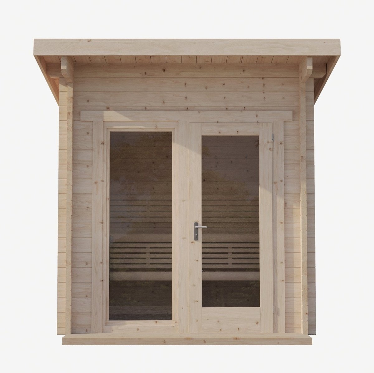 SaunaLife Model G4 Outdoor Home Sauna Kit, Garden-Series Outdoor Home Sauna Kit - Up to 6 Persons - Select Saunas