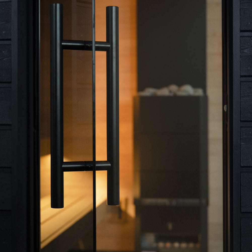 SaunaLife Model G6 Pre-Assembled Outdoor Home Sauna, Garden-Series Fully Assembled Backyard Home Sauna, Up to 5 Persons - Select Saunas
