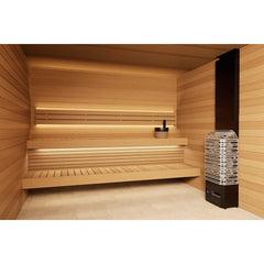 Saunum AIR 10 Sauna Heater, 9.6 kW w/ Climate Equalizer - Stainless - Select Saunas