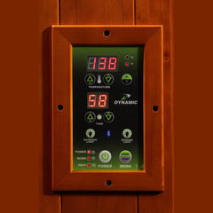 Dynamic Madrid Elite 3 Person Ultra Low EMF FAR IR Sauna Canadian Hemlock - Limited Model - Select Saunas