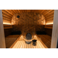 Leil Black Cube Premium Outdoor Sauna - Select Saunas