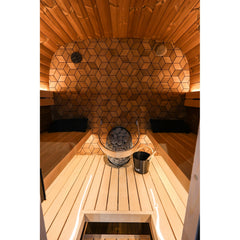 Leil Black Cube Premium Outdoor Sauna - Select Saunas