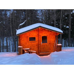 Almost Heaven Appalachia 6-Person Outdoor Cabin Sauna - Select Saunas