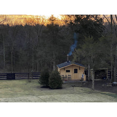 Almost Heaven Appalachia 6-Person Outdoor Cabin Sauna - Select Saunas