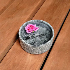 SaunaLife Coaster/Aroma Cup with Engraved Logo - Select Saunas