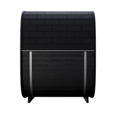 Leil Black Cube Outdoor Sauna - Select Saunas