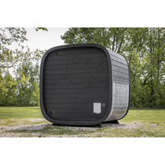 Leil Black Cube Classic Outdoor Sauna - Select Saunas