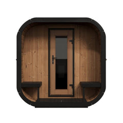 SaunaLife CL12GCP Outdoor Cube-Series Home Sauna Suite Kit, 8 Persons - Select Saunas