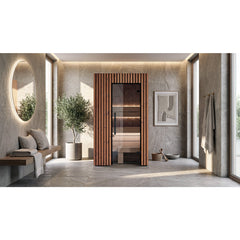 Leil Como 120 1-Person Indoor Sauna Kit - Select Saunas