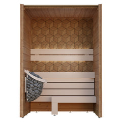 Leil Como 150 2-Person Indoor Sauna Kit - Select Saunas