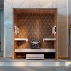 Leil Como 4-180 4-Person Indoor Sauna - Select Saunas