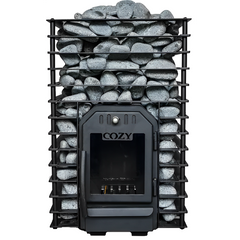 Cozy Heat Quattro Sauna Stove Wood Burning Sauna Stove, Up to 18kW - Select Saunas