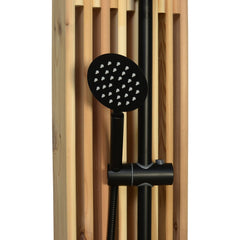 Cascade Floor Shower Onyx With Floor - Select Saunas