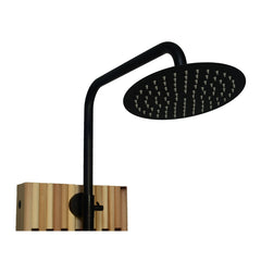 Cascade Floor Shower Onyx With Floor - Select Saunas