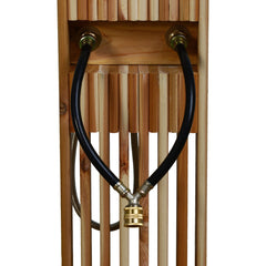 Cascade Floor Shower Onyx With Floor - Select Saunas