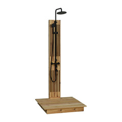 Cascade Floor Shower Onyx With Floor - Select Saunas