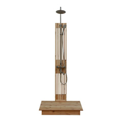 Cascade Floor Shower Polished With Floor - Select Saunas
