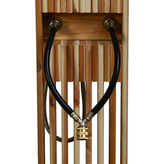 Cascade Floor Shower Polished With Floor - Select Saunas