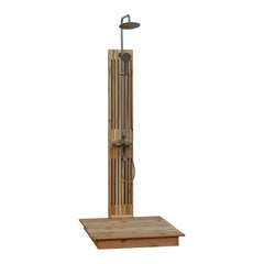 Cascade Floor Shower Polished With Floor - Select Saunas