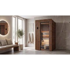 Leil Como 120 1-Person Indoor Sauna Kit - Select Saunas
