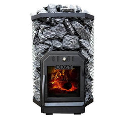 Cozy Heat Sauna Stove Wood Burning Sauna Stove, Up to 18kW - Select Saunas